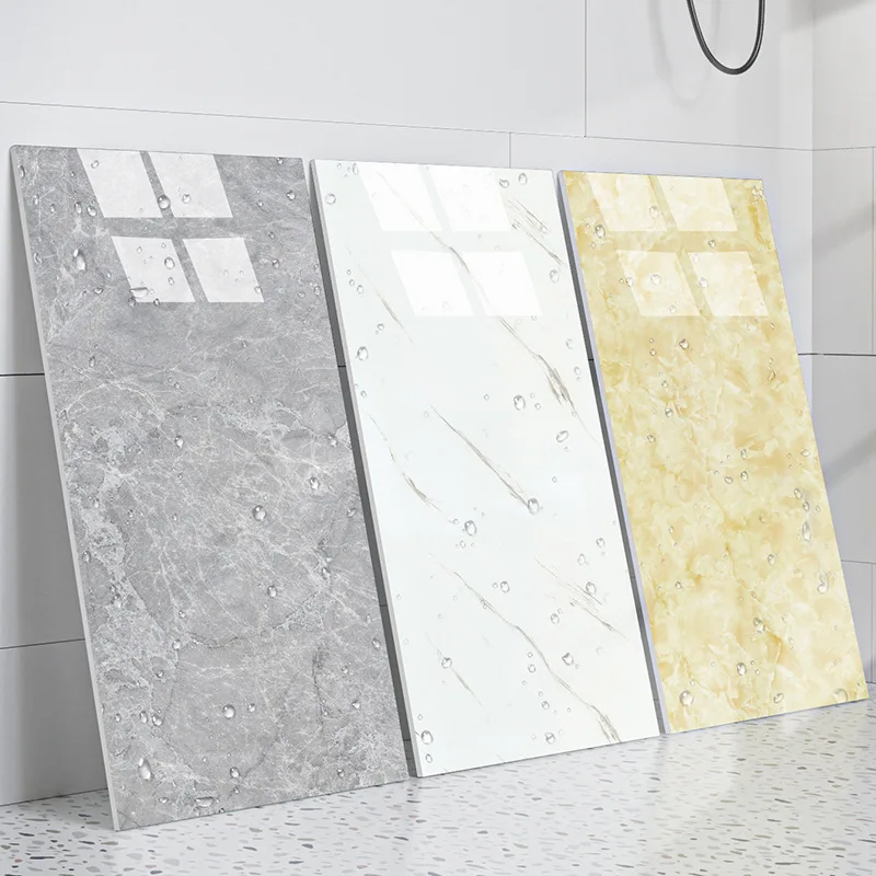 Home Bathroom Wallpaper - Imitation Ceramic Tile Wall Sticker Wallpaper