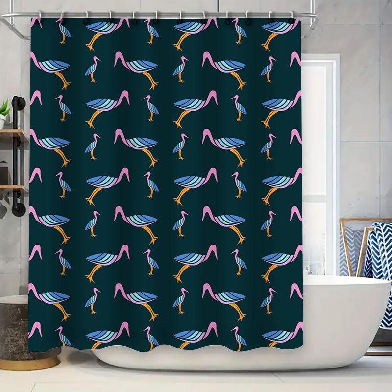 Modern Bathroom Shower Curtain - Home Bathroom Colors ulasan dan harga