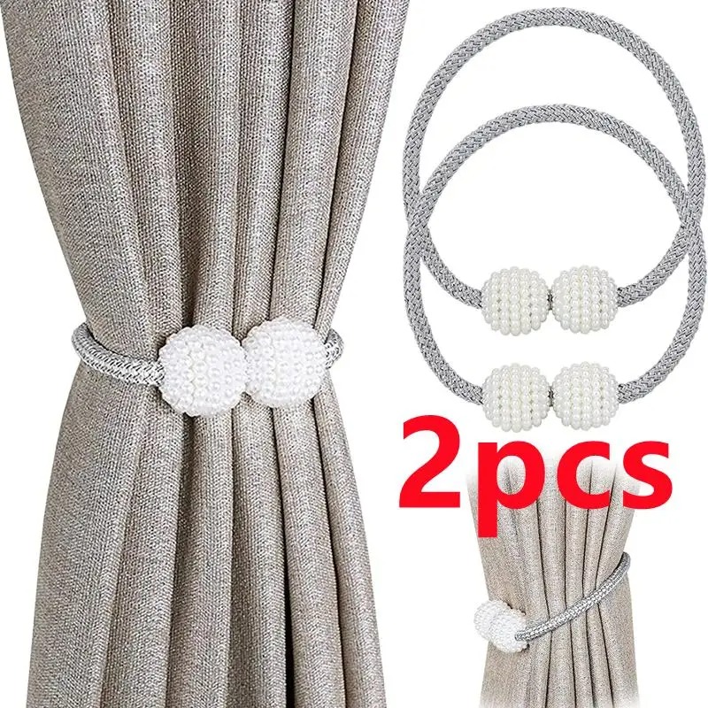 1/2PCS Pearl Magnetic Curtain  - Home Bathroom Gadgets ulasan dan harga
