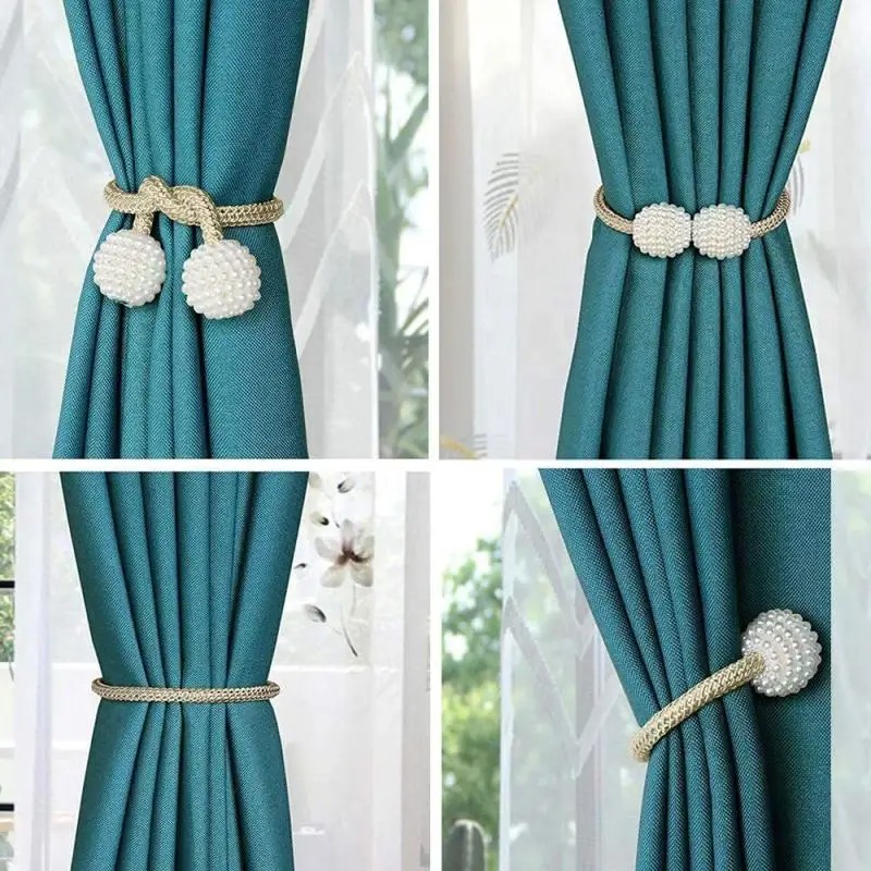 1/2PCS Pearl Magnetic Curtain  - Home Bathroom Gadgets ulasan dan harga
