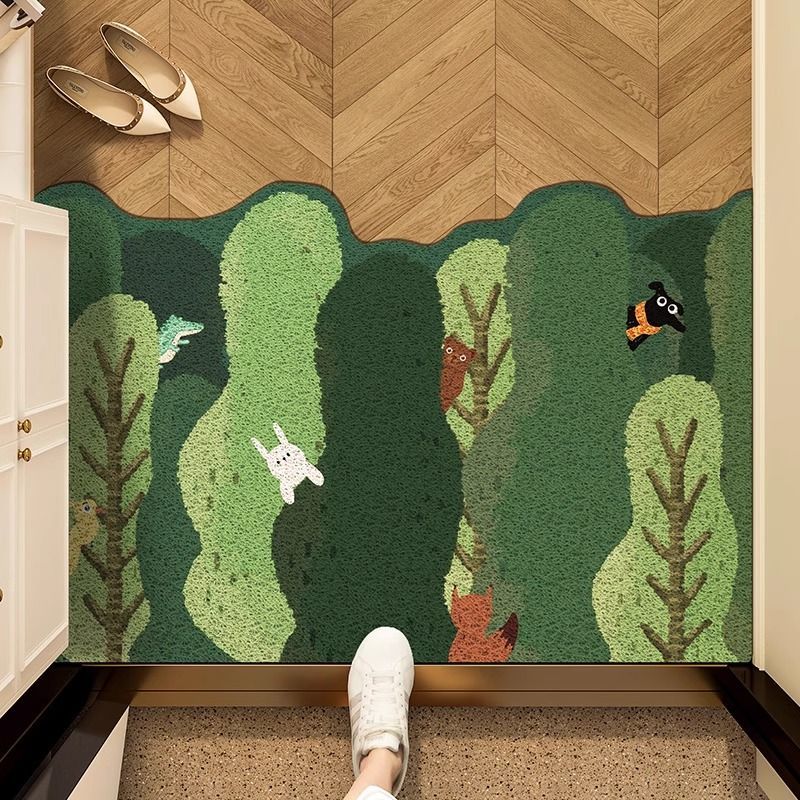 VIKAMA Entrance Silk Circle An - Zara Home Bathroom Rug ulasan dan harga