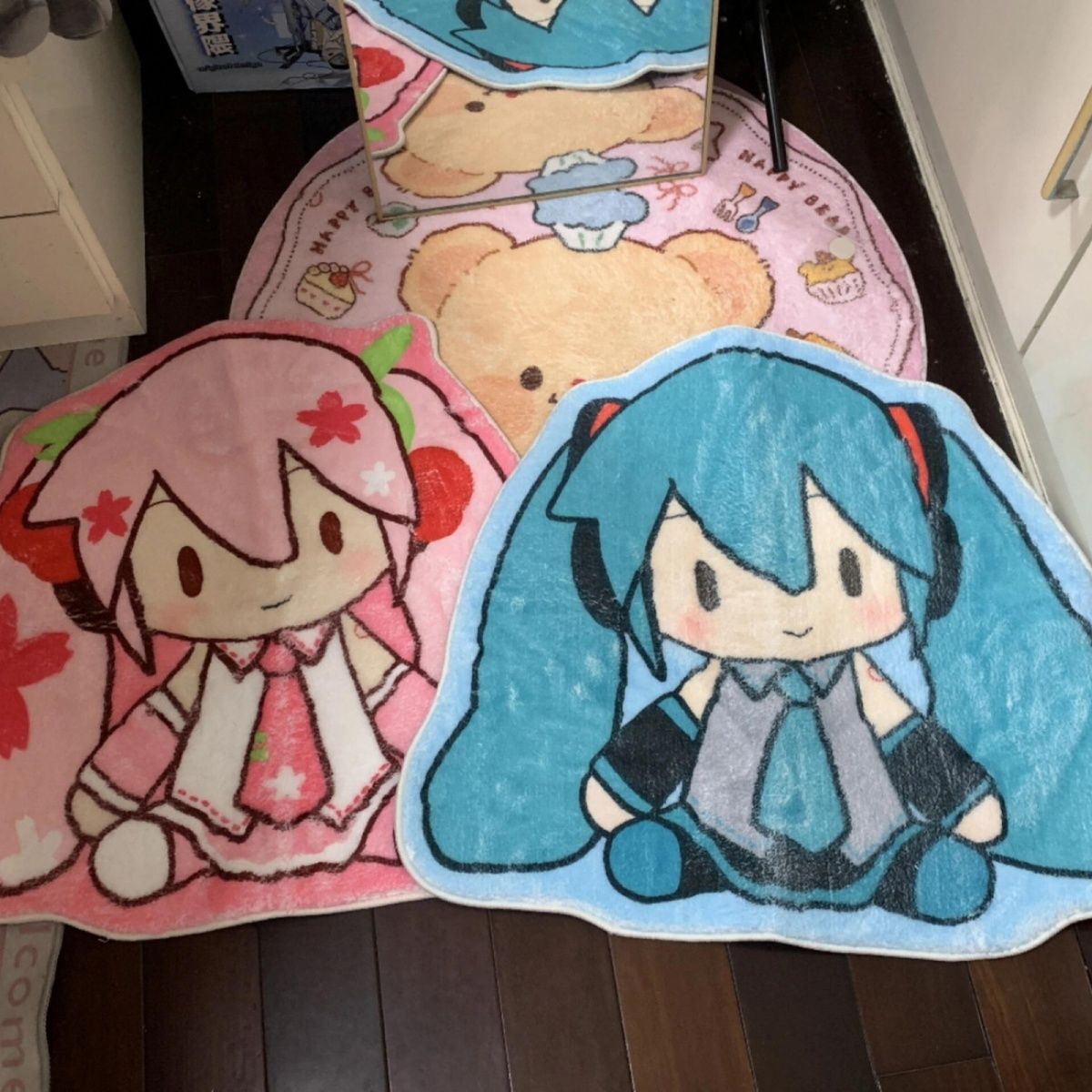 Kawaii Hatsune Miku Rug Anime  - Home Goods Bathroom Accessories ulasan dan harga