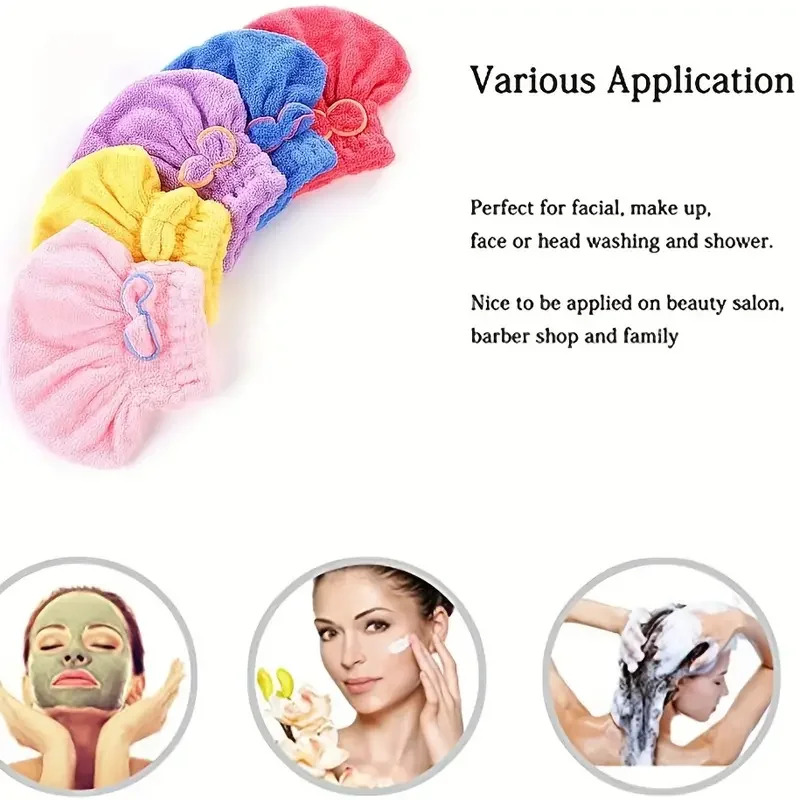 Quick Drying Hair Cap Women Bo - Home Bathroom Gadgets ulasan dan harga