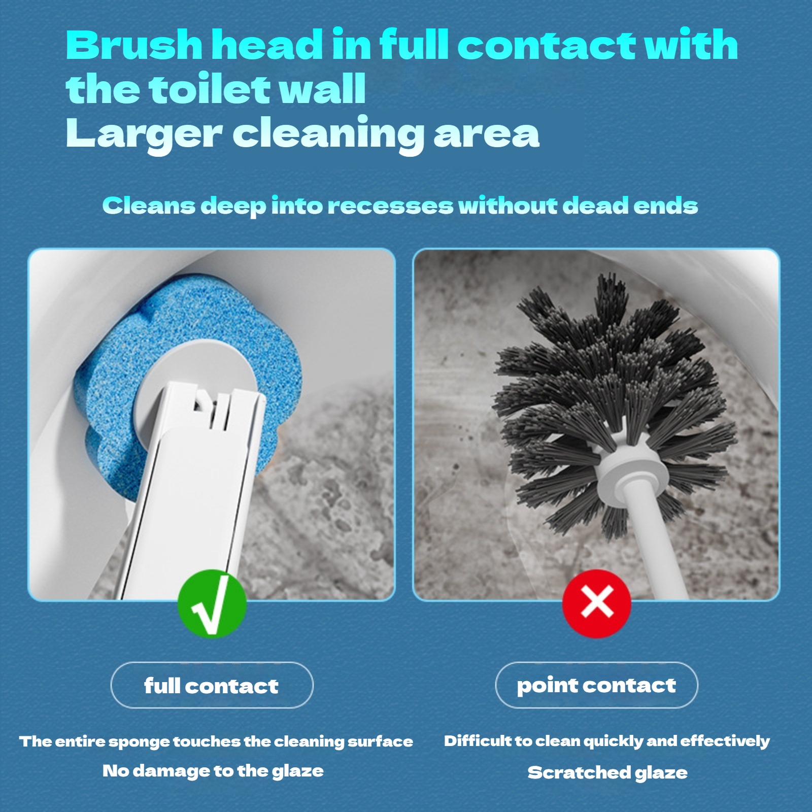 18/36Pcs Toilet Brush With Dis - Home Bathroom Upgrades ulasan dan harga
