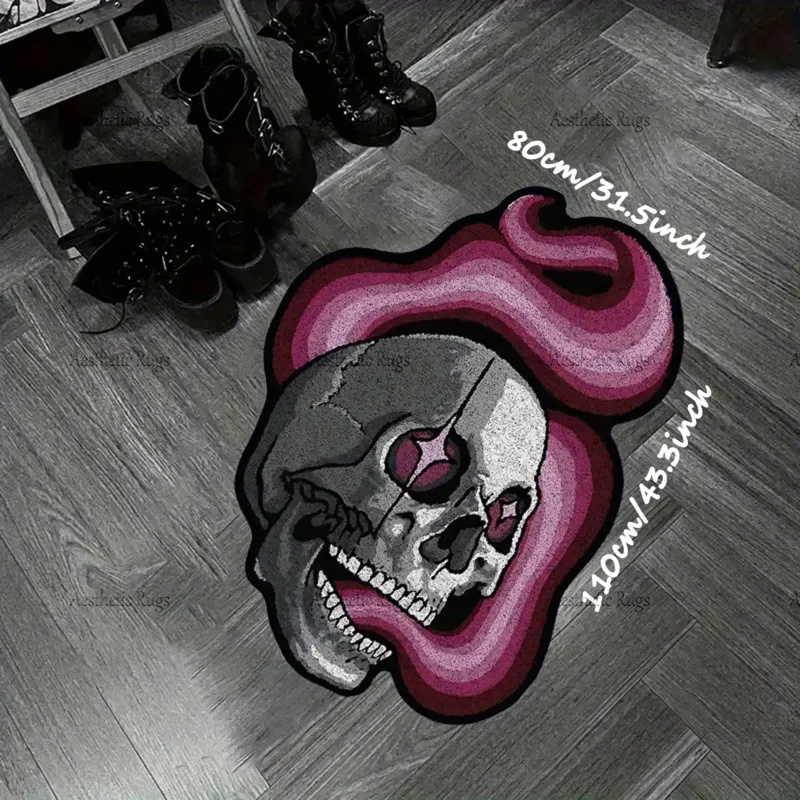 VIKAMA garbage rock style skel - Zara Home Bathroom Rug ulasan dan harga