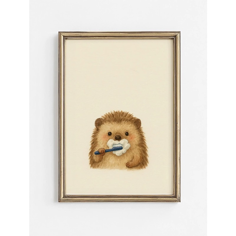 1PC Frameless Cute Animal Bubb - Home Bathroom Wallpaper ulasan dan harga