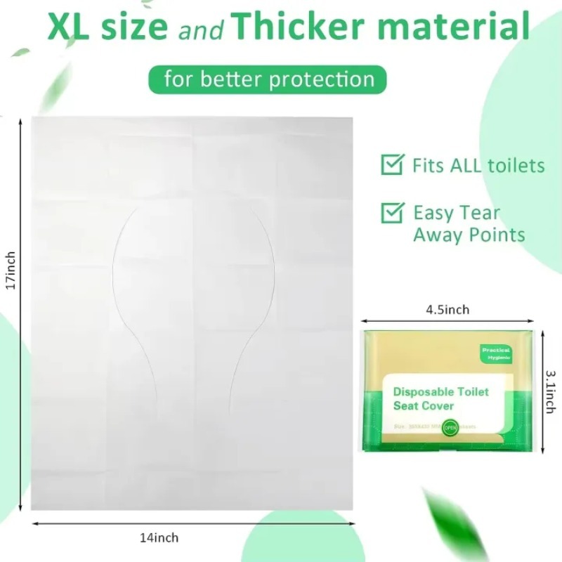 10-120PCS Disposable Toilet Se - Home Bathroom Gadgets ulasan dan harga