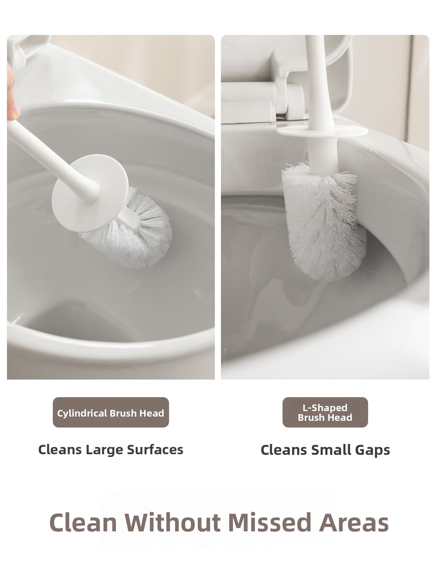 Corner Toilet Brush Wall Mount - Home Needs Bathroom Cleaning ulasan dan harga