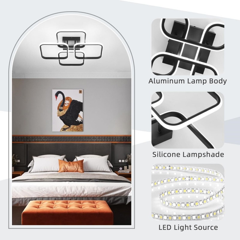 LED Chandelier Three Colors Ce - Home Bathroom Colors ulasan dan harga