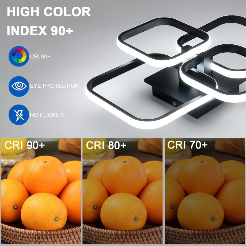 LED Chandelier Three Colors Ce - Home Bathroom Colors ulasan dan harga