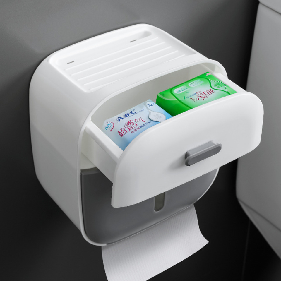 Storage Box Toilet Paper Organ - Home Bathroom Wallpaper ulasan dan harga