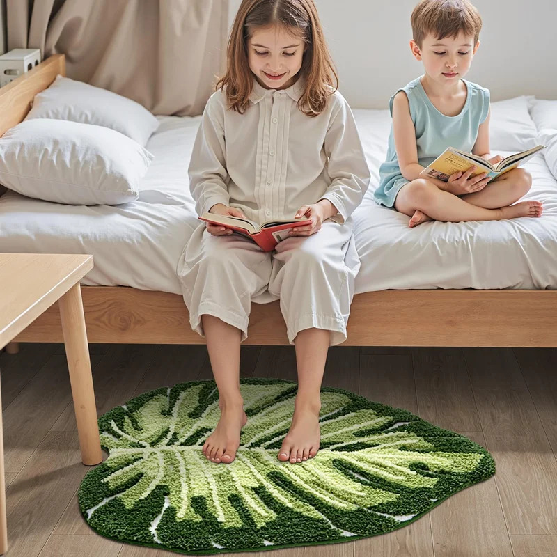 VIKAMA Non-Slip Bath Mat Green - Zara Home Bathroom Rug ulasan dan harga