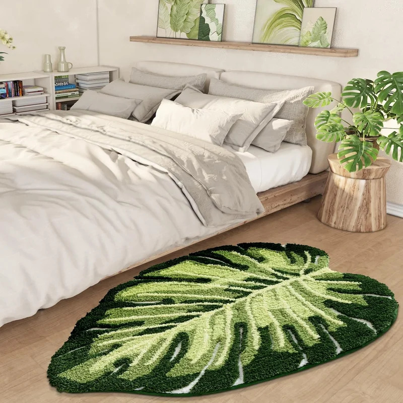 VIKAMA Non-Slip Bath Mat Green - Zara Home Bathroom Rug ulasan dan harga