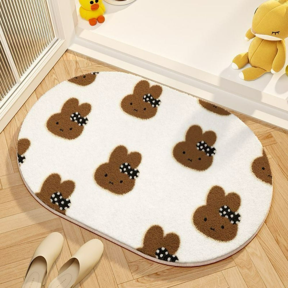 Miffy Cartoon Floor Mat Soft I - Home Goods Bathroom Accessories ulasan dan harga