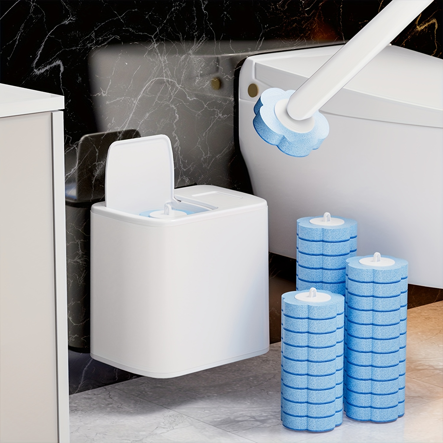 Toilet Brush with Disposable R - Home Bathroom Upgrades ulasan dan harga