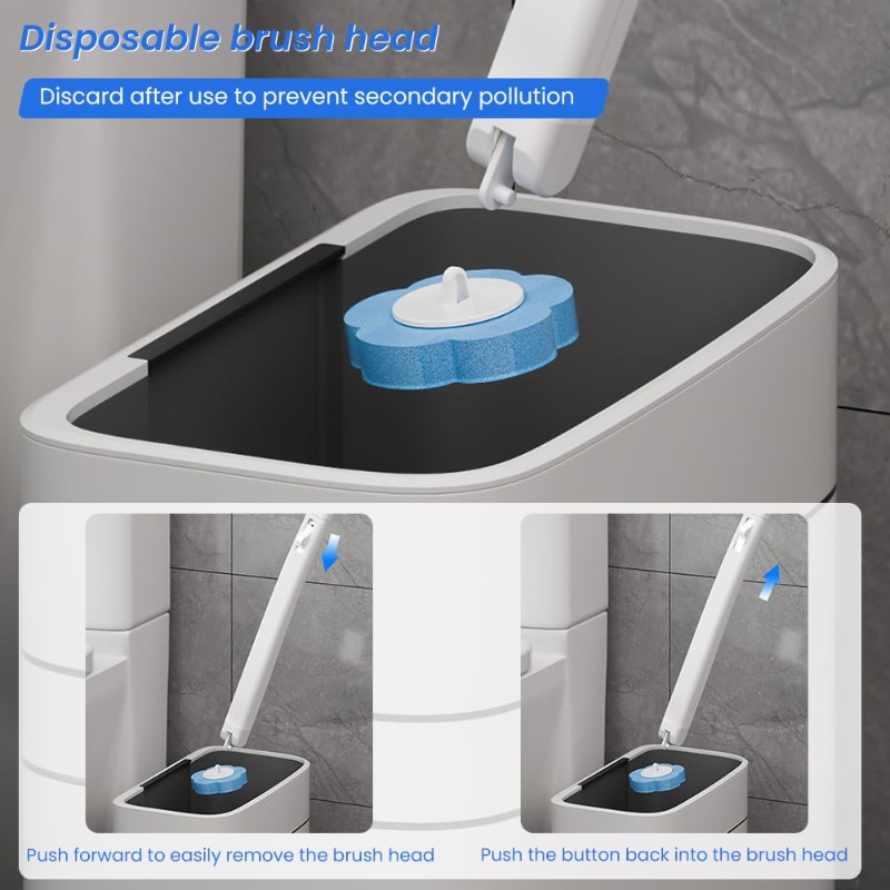 Toilet Brush with Disposable R - Home Bathroom Upgrades ulasan dan harga