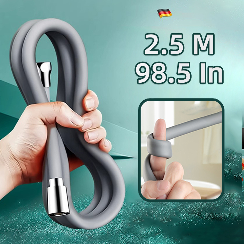 2.5 m Grey Extra Long Silicone - Home Bathroom Gadgets ulasan dan harga