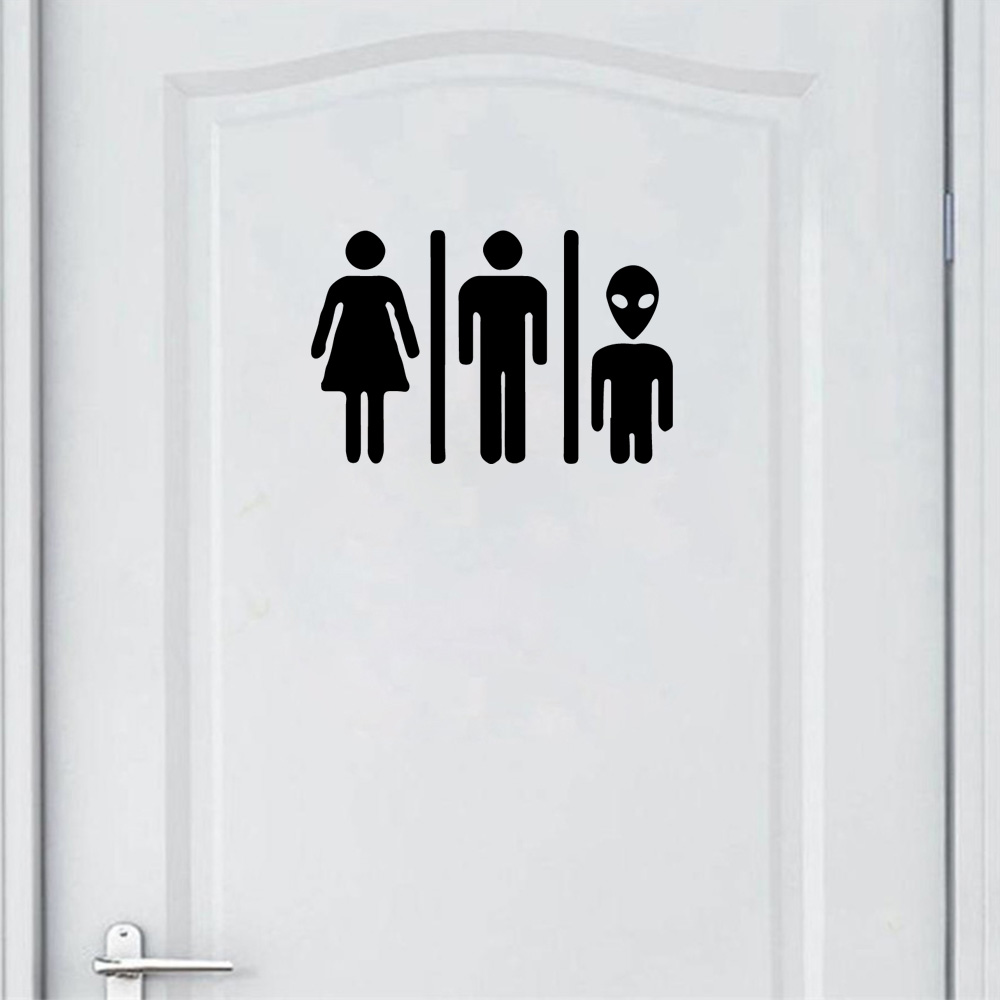 1 pc Cartoon Style Toilet and  - Home Bathroom Wallpaper ulasan dan harga