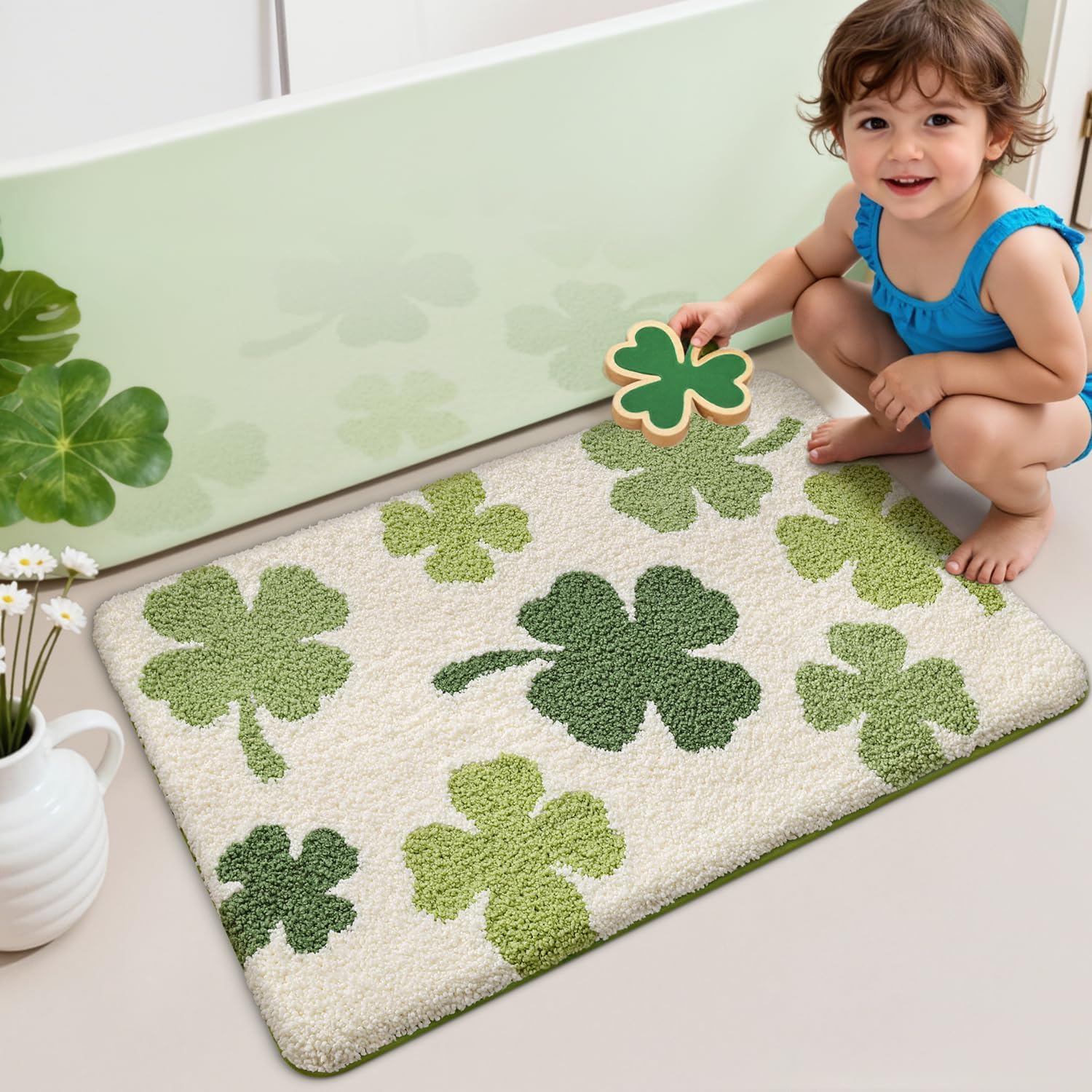 VIKAMA Modern Bathroom Carpet  - Zara Home Bathroom Rug ulasan dan harga