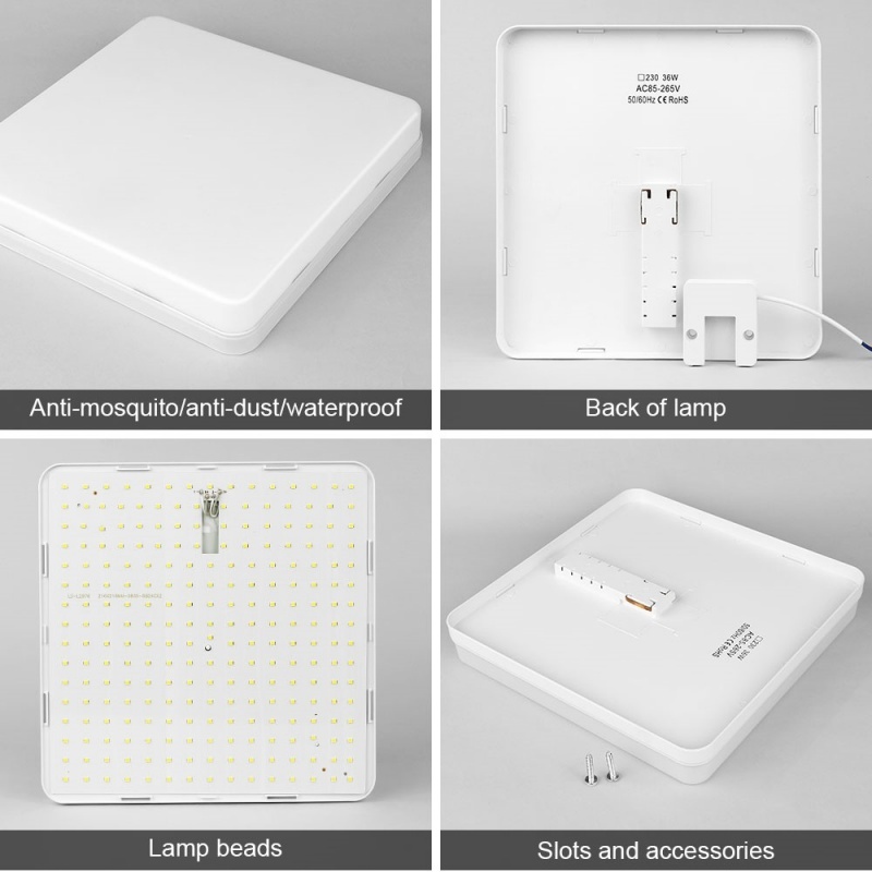 36W 48W Ultra-thin LED Ceiling - Home Bathroom Colors ulasan dan harga