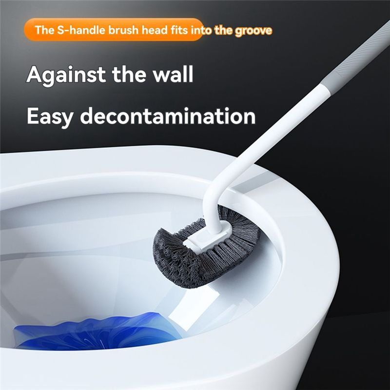 ABLA-Longhandled Toilet Brush  - Home Needs Bathroom Cleaning ulasan dan harga