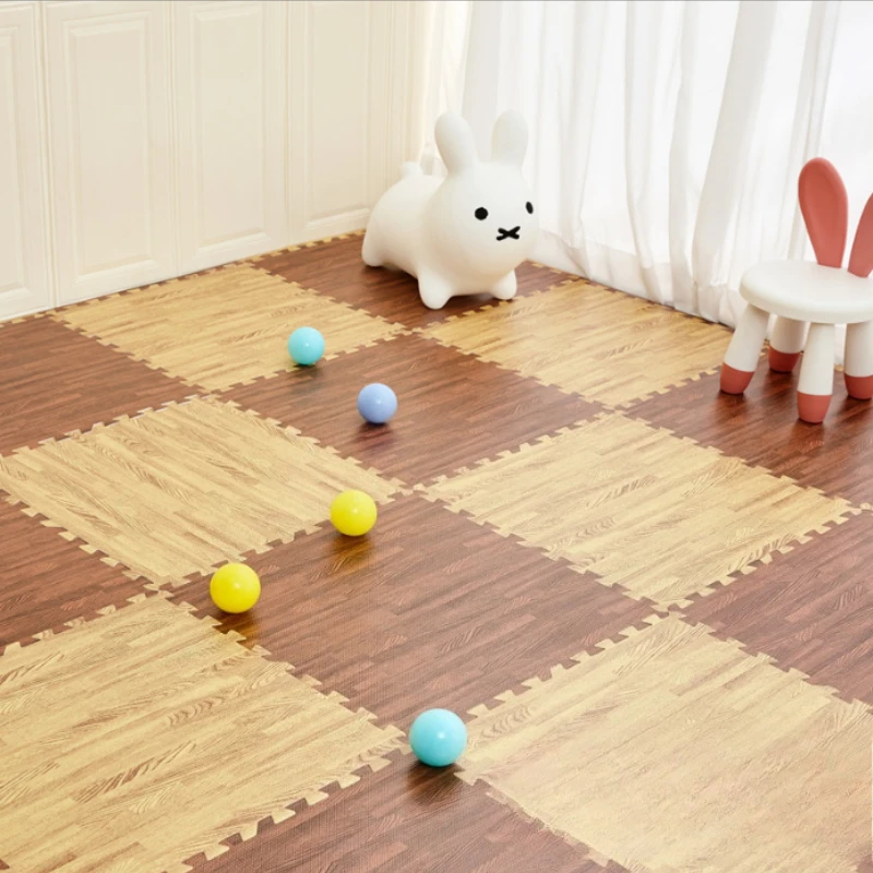 Wood Grain Foam Patchwork Mat  - Zara Home Bathroom Rug ulasan dan harga