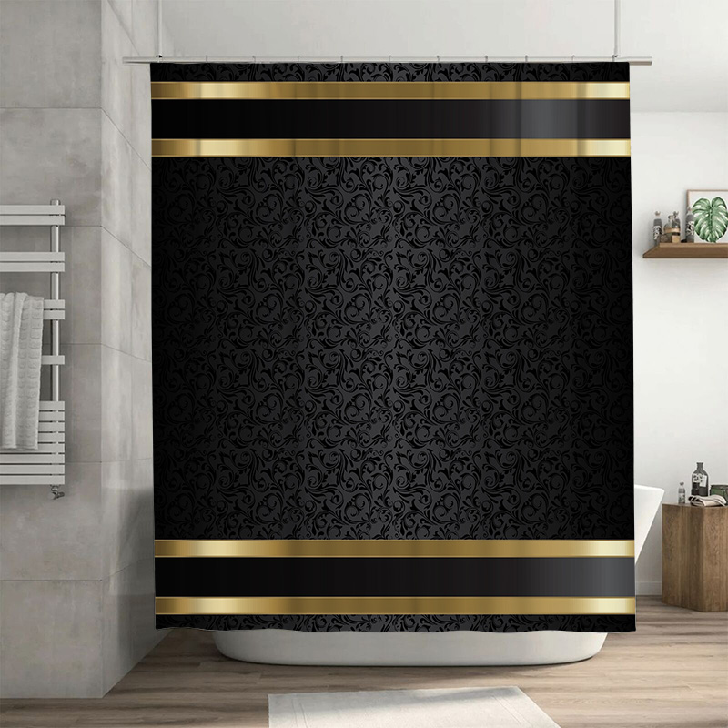 Luxury Black & Gold Bathroom S - Zara Home Bathroom Rug ulasan dan harga