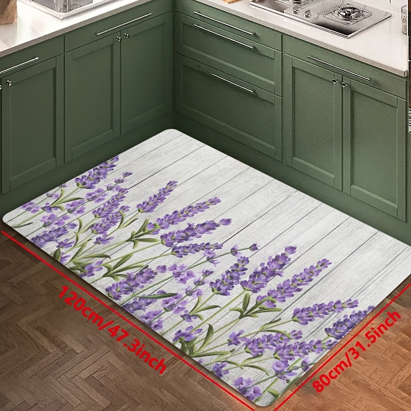 VIKAMA Flowers and Plants Kitc - Zara Home Bathroom Rug ulasan dan harga