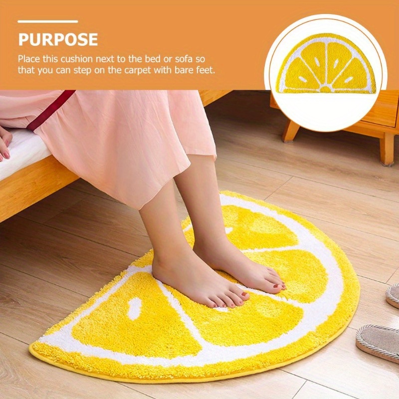 VIKAMA Fresh Lemon Style Bathr - Zara Home Bathroom Rug ulasan dan harga
