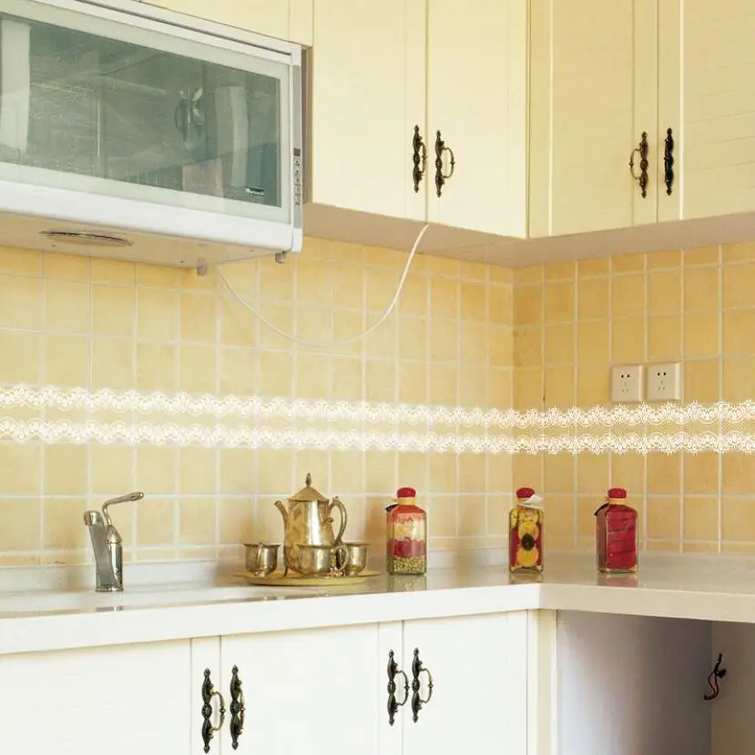 Sweet Lace Design Wallpaper Bo - Home Bathroom Wallpaper ulasan dan harga